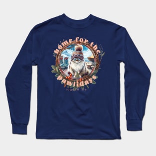 Home For The Holidays Beanie Ragdoll Life 1AR Long Sleeve T-Shirt